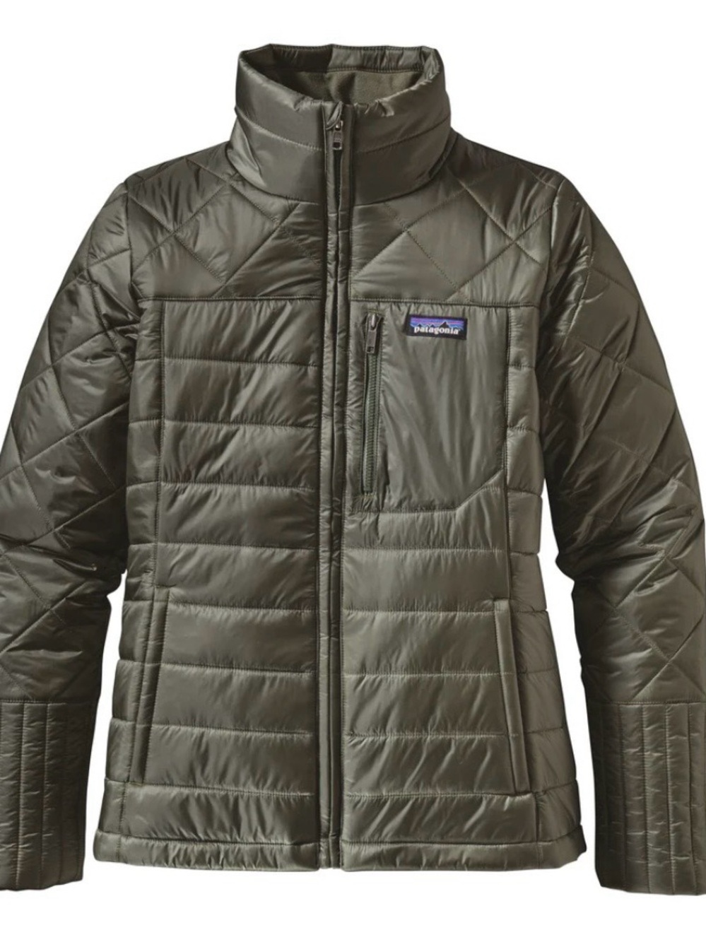 Women’s Patagonia Radalie Parka Outdoor Jacket Like New Olive Size Large